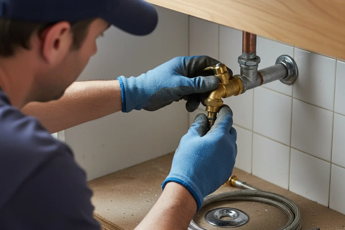 Shutoff valve and fitting work during Well Pump Repair in Mount Laurel